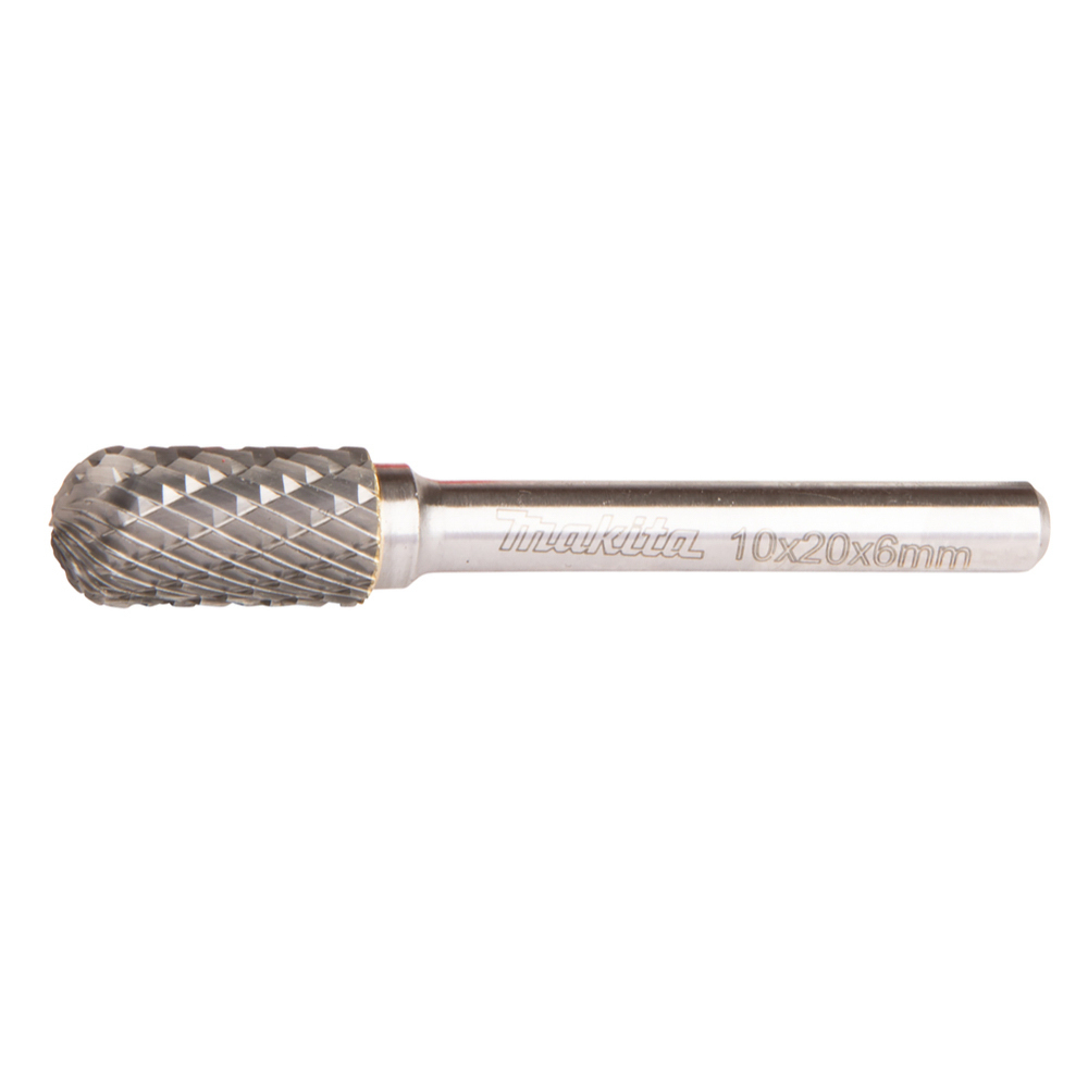 FRAISE LIME 10X20MM Q6 METAL/INOX CYL. ARRONDI - MAKITA - B-52750