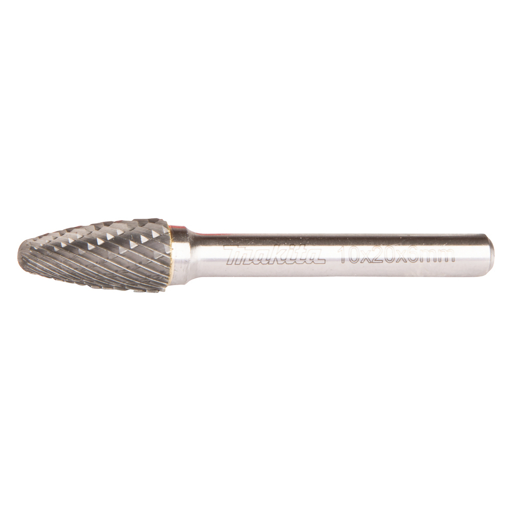 FRAISE LIME 10X20MM Q6 METAL/INOX OGIVE ARRONDI - MAKITA - B-52788