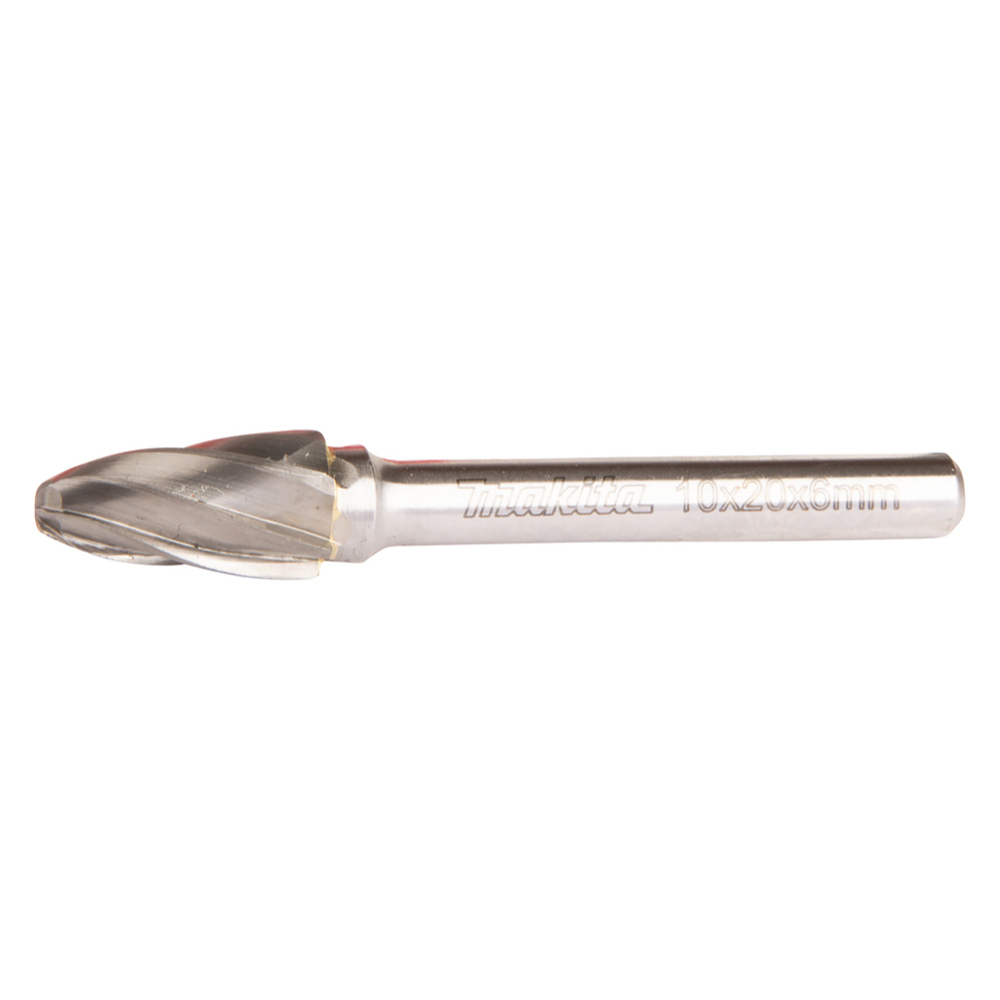FRAISE LIME 10X20MM Q6 NON FERREUX OGIVE ARRONDI - MAKITA - B-52794