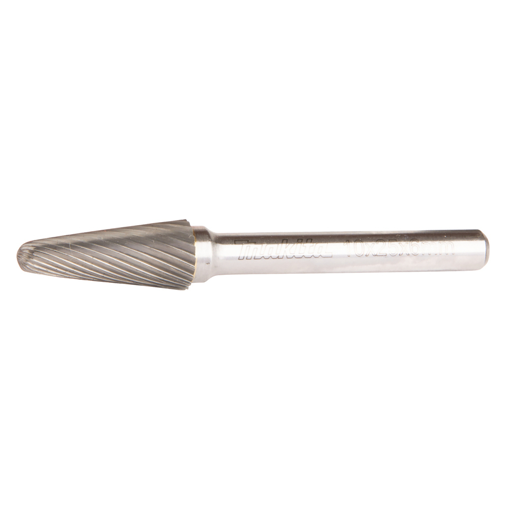FRAISE LIME 10X25MM Q6 METAL CONIQUE ARRONDI - MAKITA - B-52803