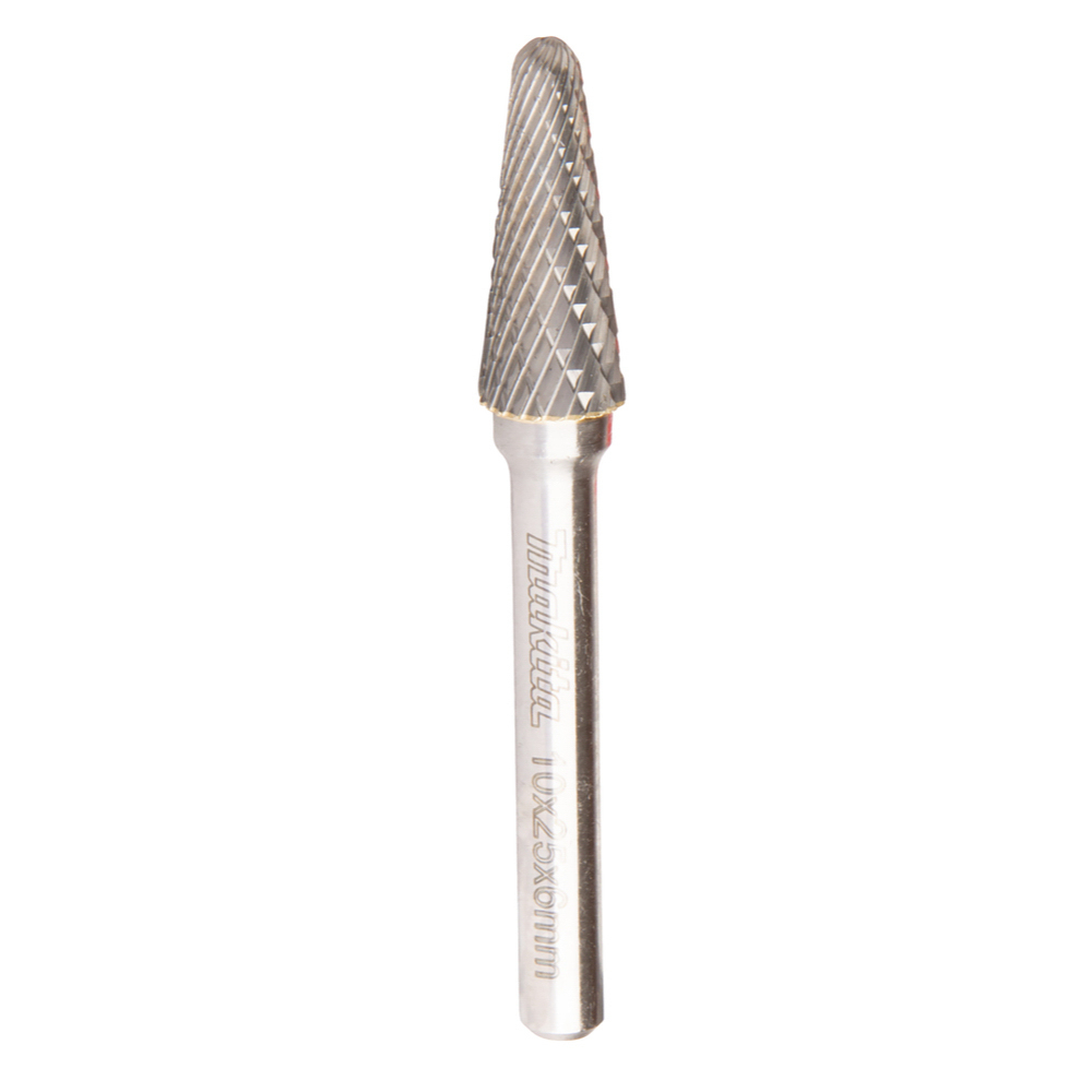 FRAISE LIME 10X25MM Q6 METAL/INOX CONIQUE ARRONDI - MAKITA - B-52819