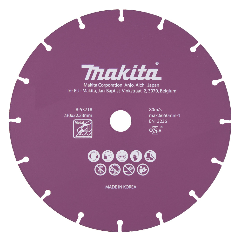 Disques à concrétion diamant pour métal - MAKITA - B-53718