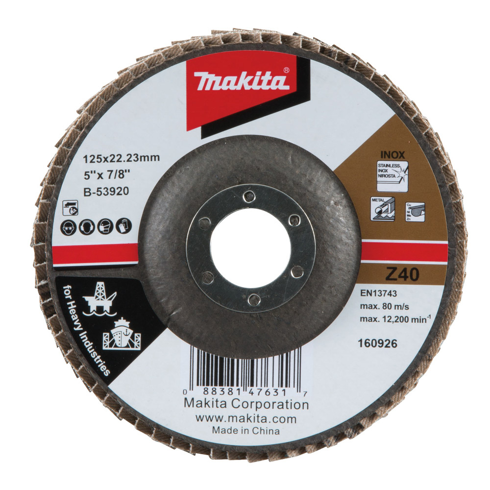PLATEAU LAMEL x125 Z40 - MAKITA - B-53920