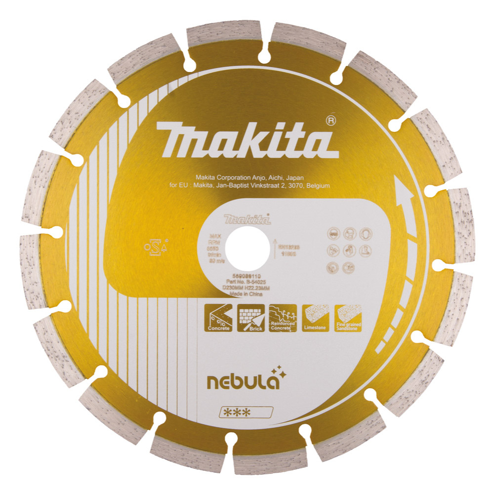 DISQUE DIAMANT NEBULA MAKITA 230 MM - B-54025