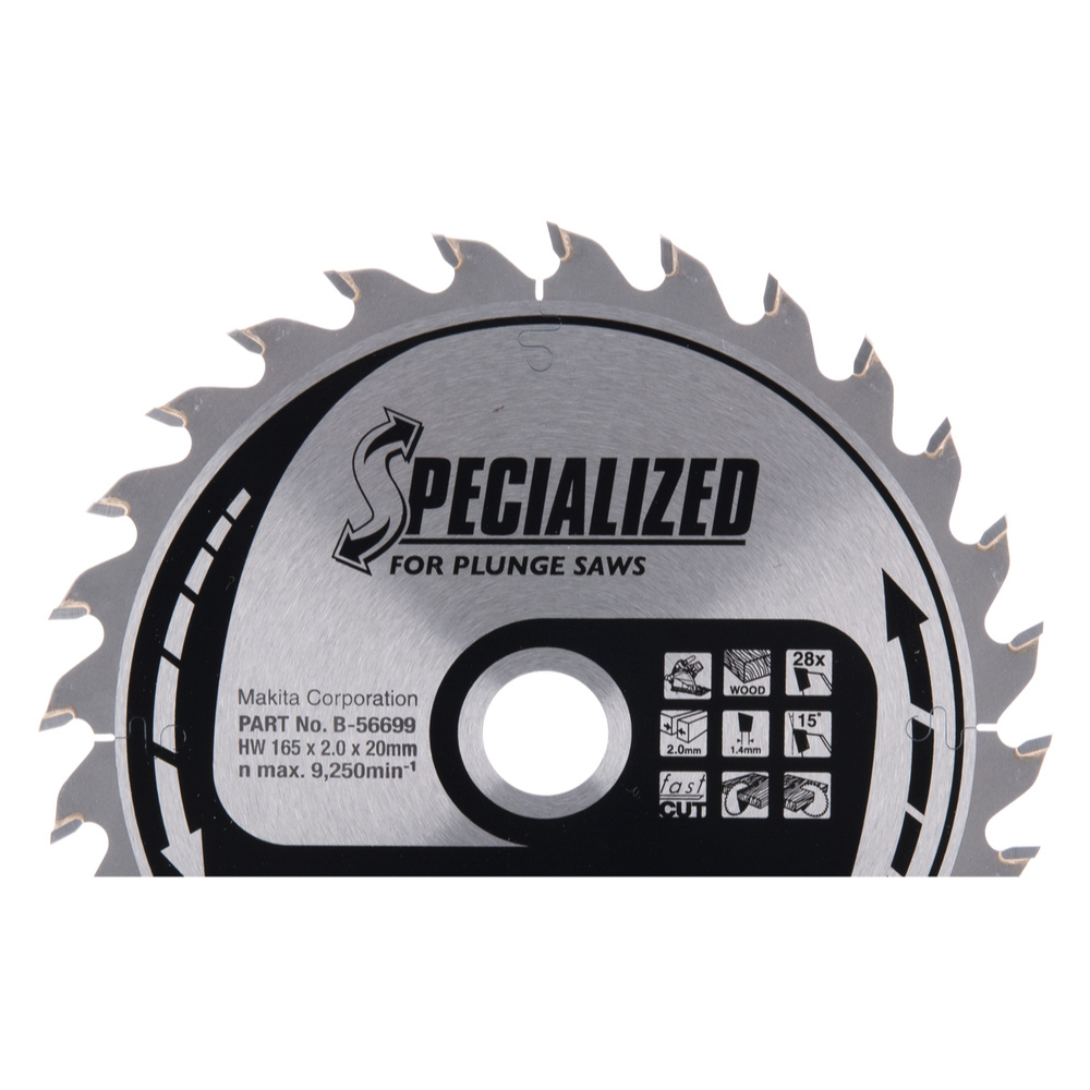 LAMES CARBURES POUR SCIES PLONGEANTES À BATTERIE - MAKITA - B-56699