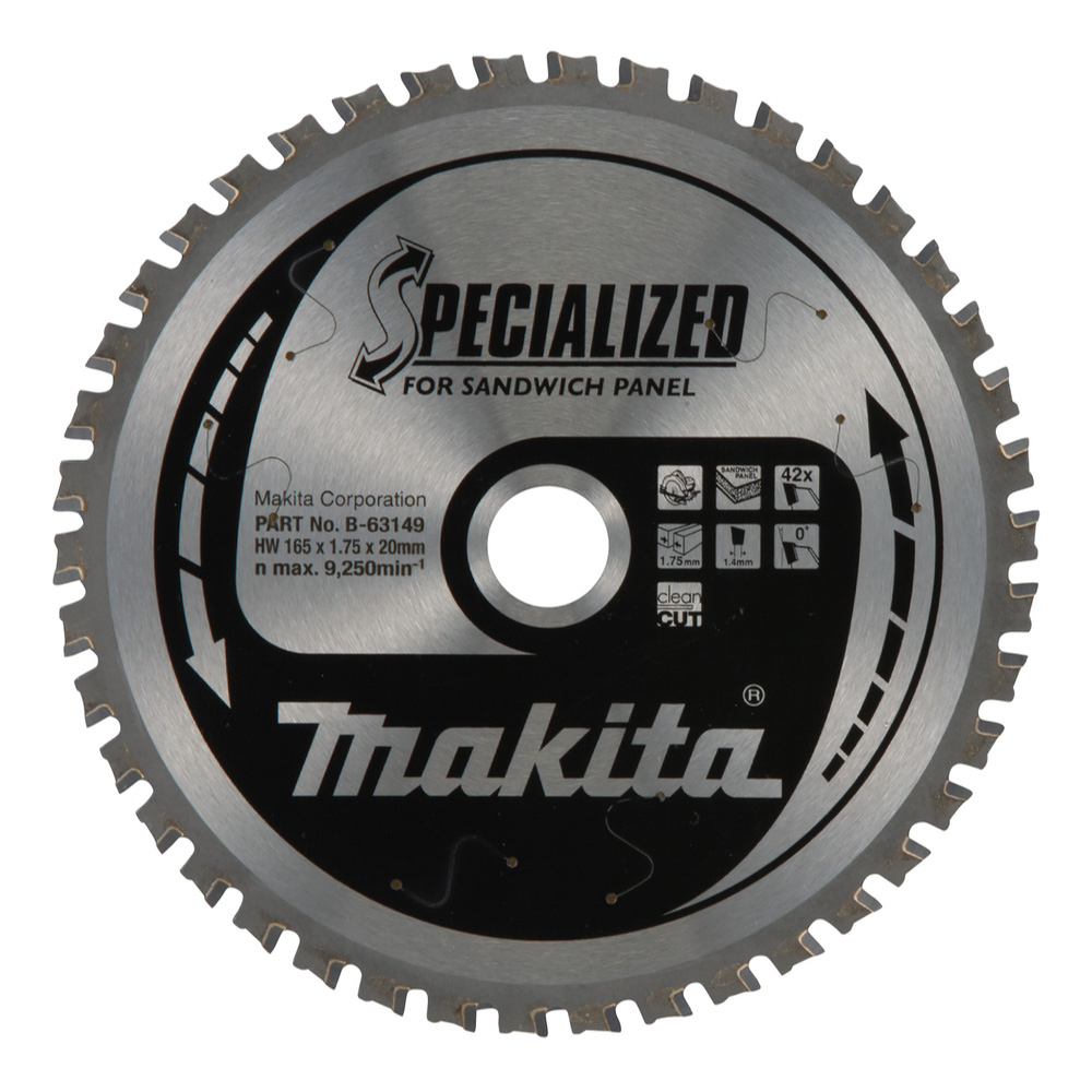 LAME CIRC SPE SANDW 165/20MM-42D - MAKITA - B-63149
