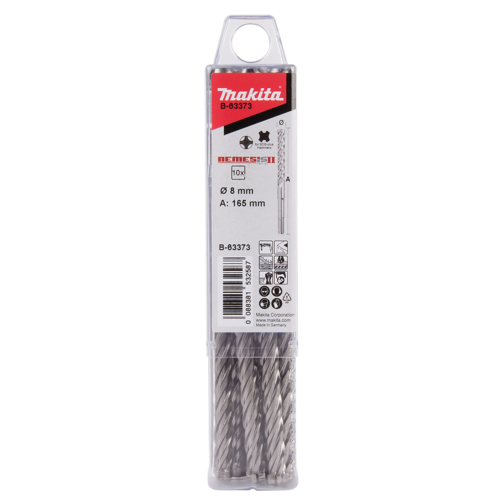 LOT DE 10 FORET SDS- MAKITA - B-63373