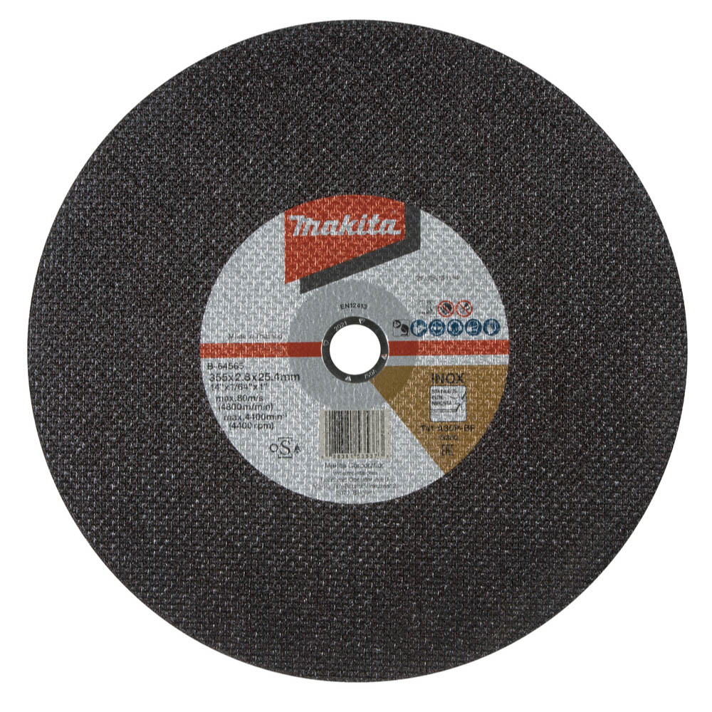 DISQ TRONC INOX 355X2,8X25,4MM A30P 5 PCS - MAKITA - B-64565-5