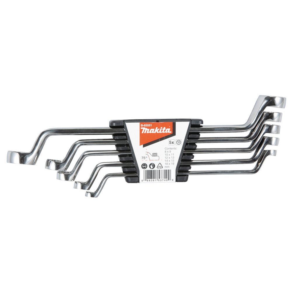 ENSEMBLE CLES POLYGONALES, 5PCS - MAKITA - B-65551