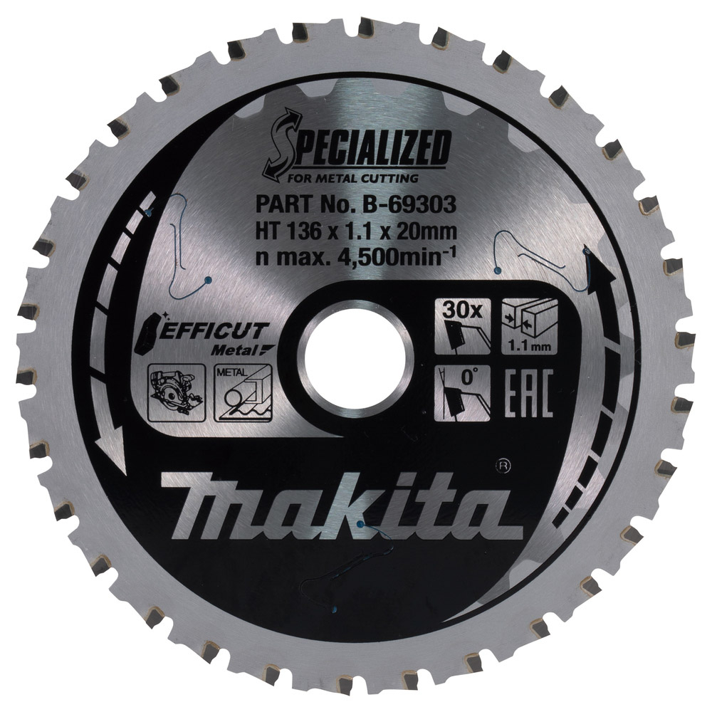 LAME CARB METAL EFFICUT 136X20MM 30D - MAKITA - B-69303