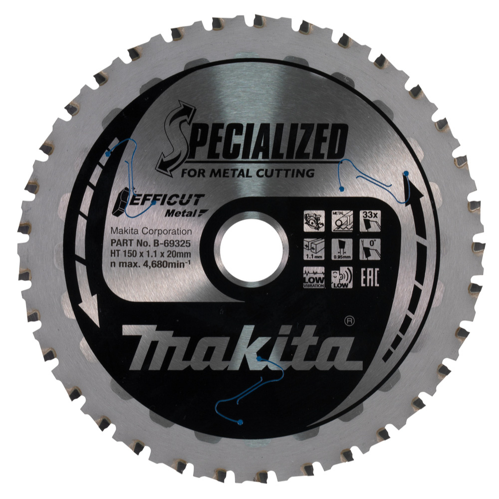 LAME CARB METAL EFFICUT 150X20MM 33D - MAKITA - B-69325