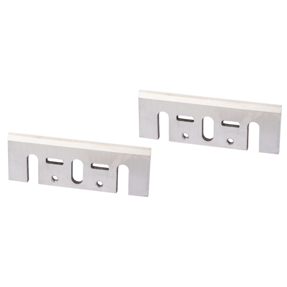 JEU DE FERS DE RABOT REAFFUTABLE CARBURE 82MM - MAKITA - D-07967