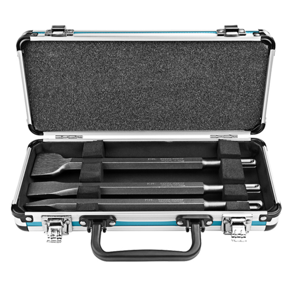 COFFRET 1 pointe, 1 burin, 1 burin large SDS-PLUS MAKITA - D42357