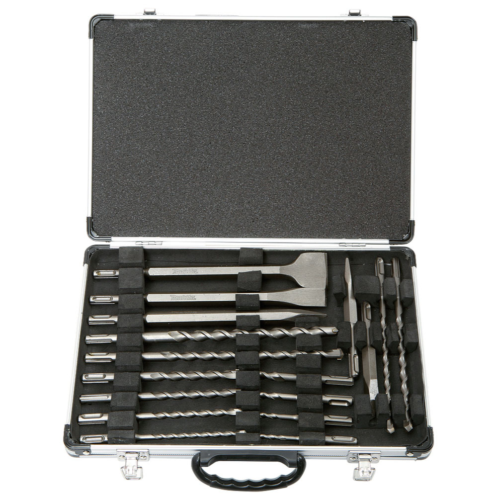 Coffret 12 Forets et 5 Outils Burinage SDS- MAKITA - D-42444