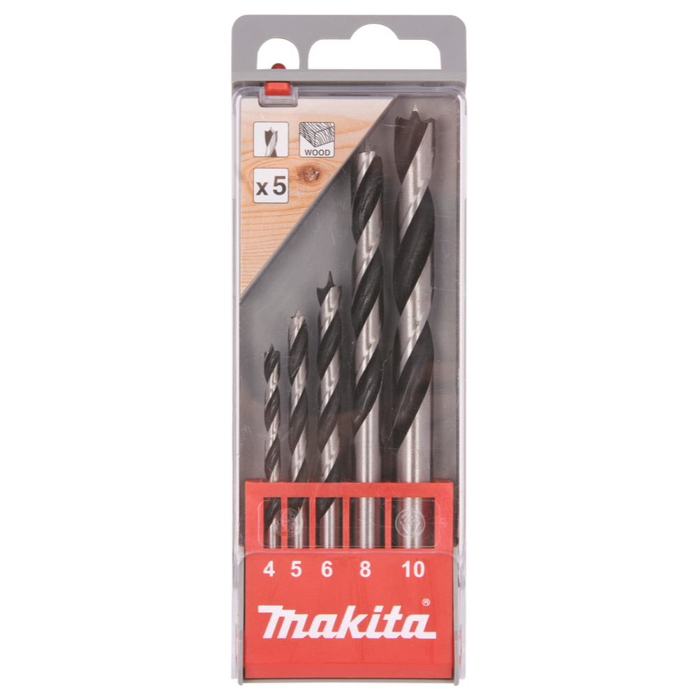 COFFRET 5 FORETS BOIS CYLINDRIQUES - MAKITA - D-57211