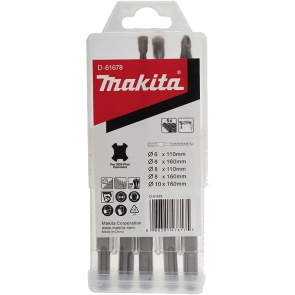 COFFRET DE 5 FORETS SDS- MAKITA - D-61678