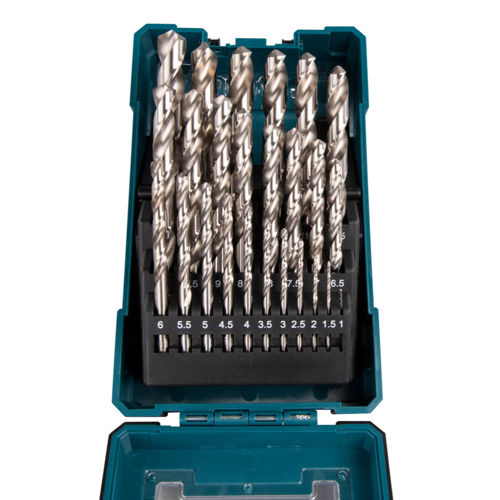 COFFRET 25 FORETS METAL HSS-G MAKITA - D67555