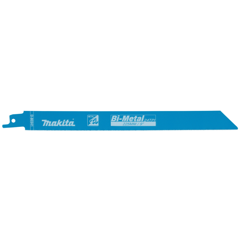 Lames métal par 2 - 225x0,9 mm 24TPI pour scie récipro - MAKITA - D-80341