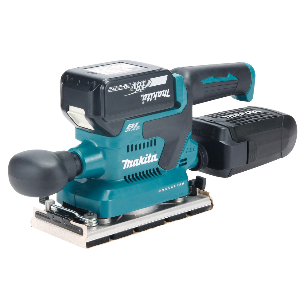Ponceuse vibrante LXT 18V Li-Ion 5Ah - MAKITA - DBO382RTJ