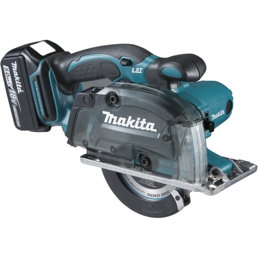SCIE CIRCULAIRE À MÉTAUX 18 V LI-ION 5 AH D136 MM - MAKITA - DCS552RTJ