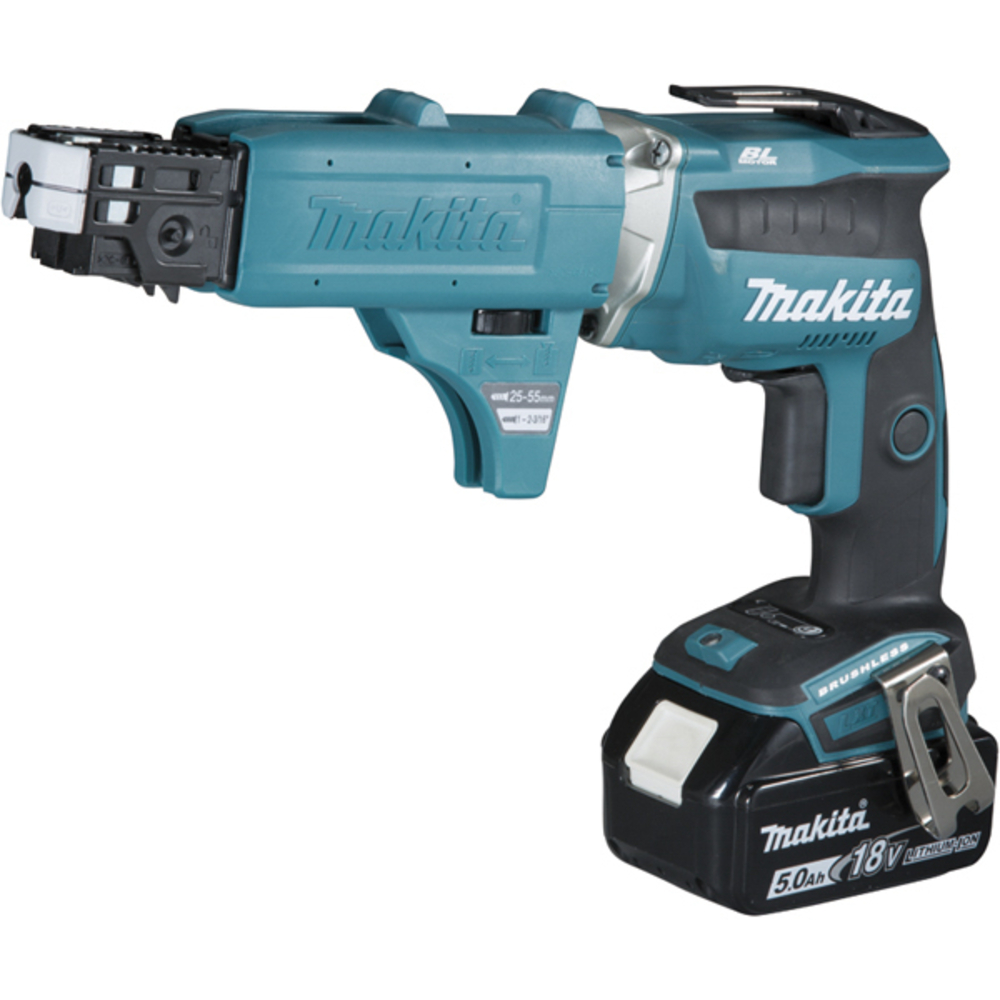 Visseuse automatique 18 V Li-Ion 5 Ah 5 x 25 à 55 mm - MAKITA - DFS452TJX2
