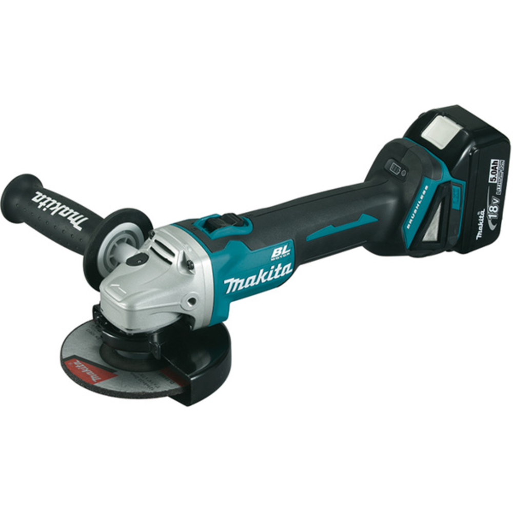 MEULEUSE D125 MM 18 V LI-ION 5 AH - MAKITA - DGA506RTJ