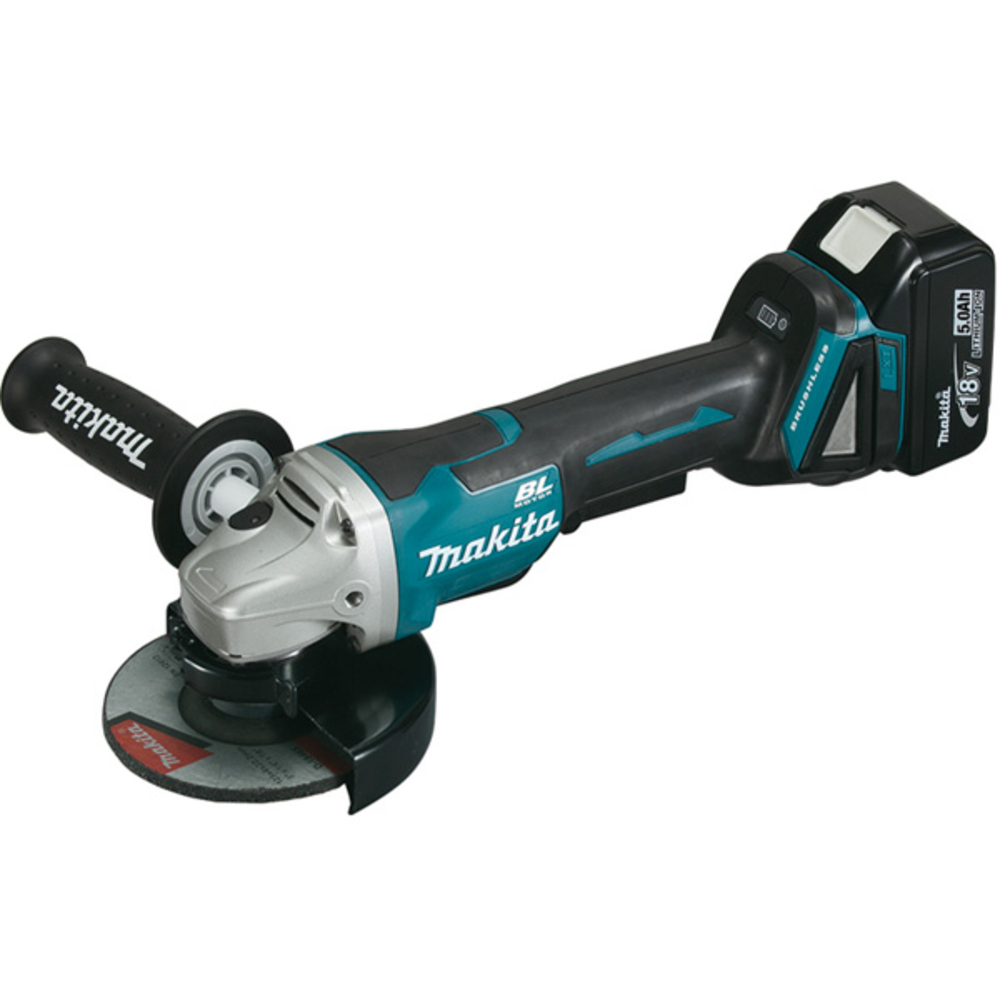 MEULEUSE D125 MM 18 V LI-ION 5 AH - MAKITA - DGA508RTJ