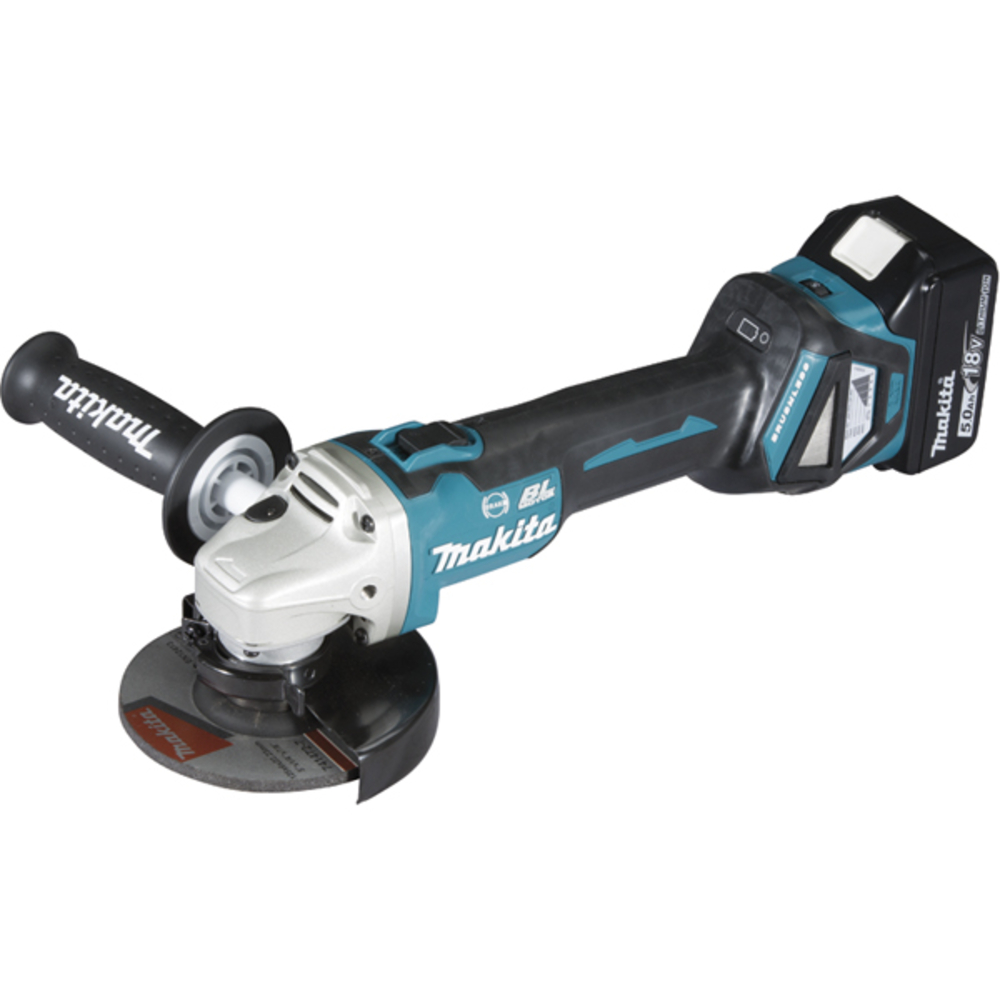 MEULEUSE D125 MM 18 V LI-ION 5 AH - MAKITA - DGA513RTJ