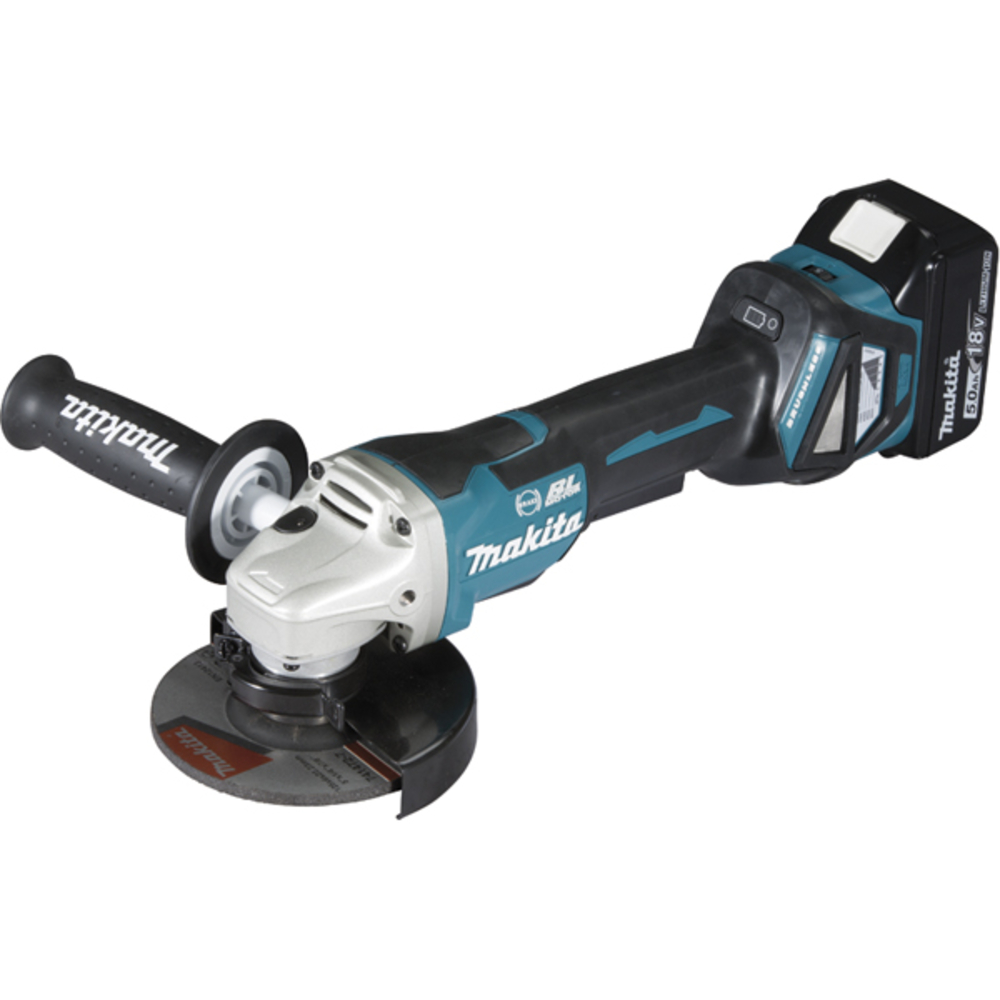 MEULEUSE D125 MM 18 V LI-ION 5 AH - MAKITA - DGA517RTJ