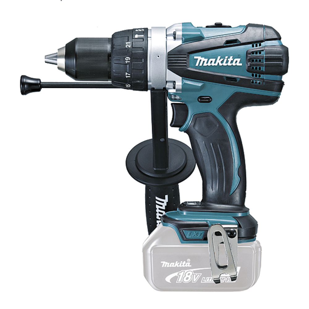Perceuse visseuse à percussion 18V Li-Ion D13 mm - Sans batterie, ni chargeur - MAKITA - DHP458Z