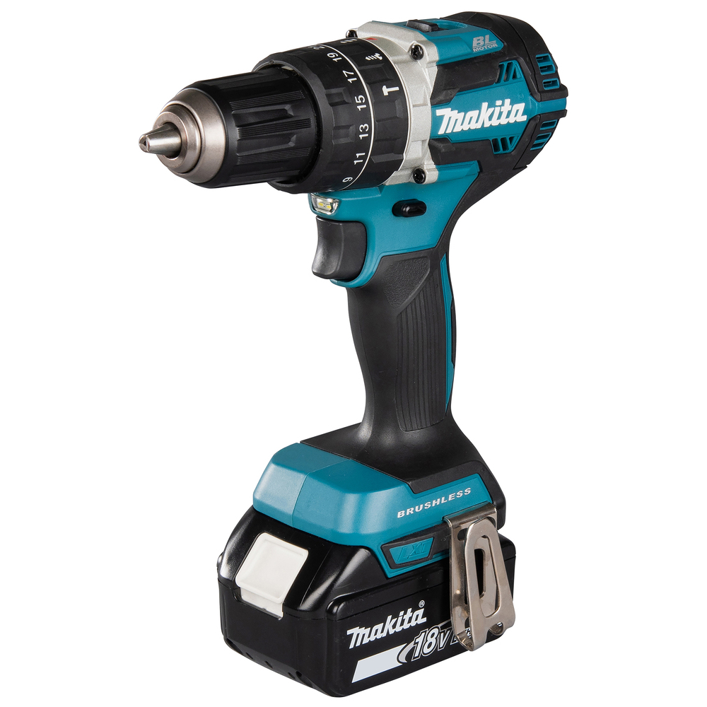 Perceuse visseuse percussion LXT 18 V Li-Ion 3Ah D13 mm - MAKITA - DHP484RF3J