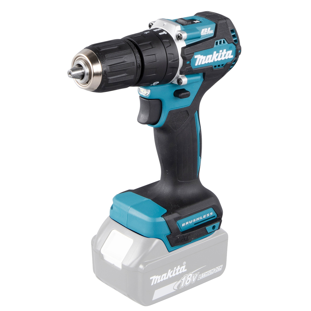 Perceuse visseuse à percussion MAKITA LXT 18 V Li-Ion Ø 13 mm Produit seul - DHP487ZJ