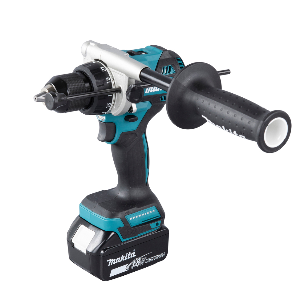 Perceuse visseuse percussion LXT 18 V Li-Ion 5Ah D13 mm - MAKITA - DHP492RTJ