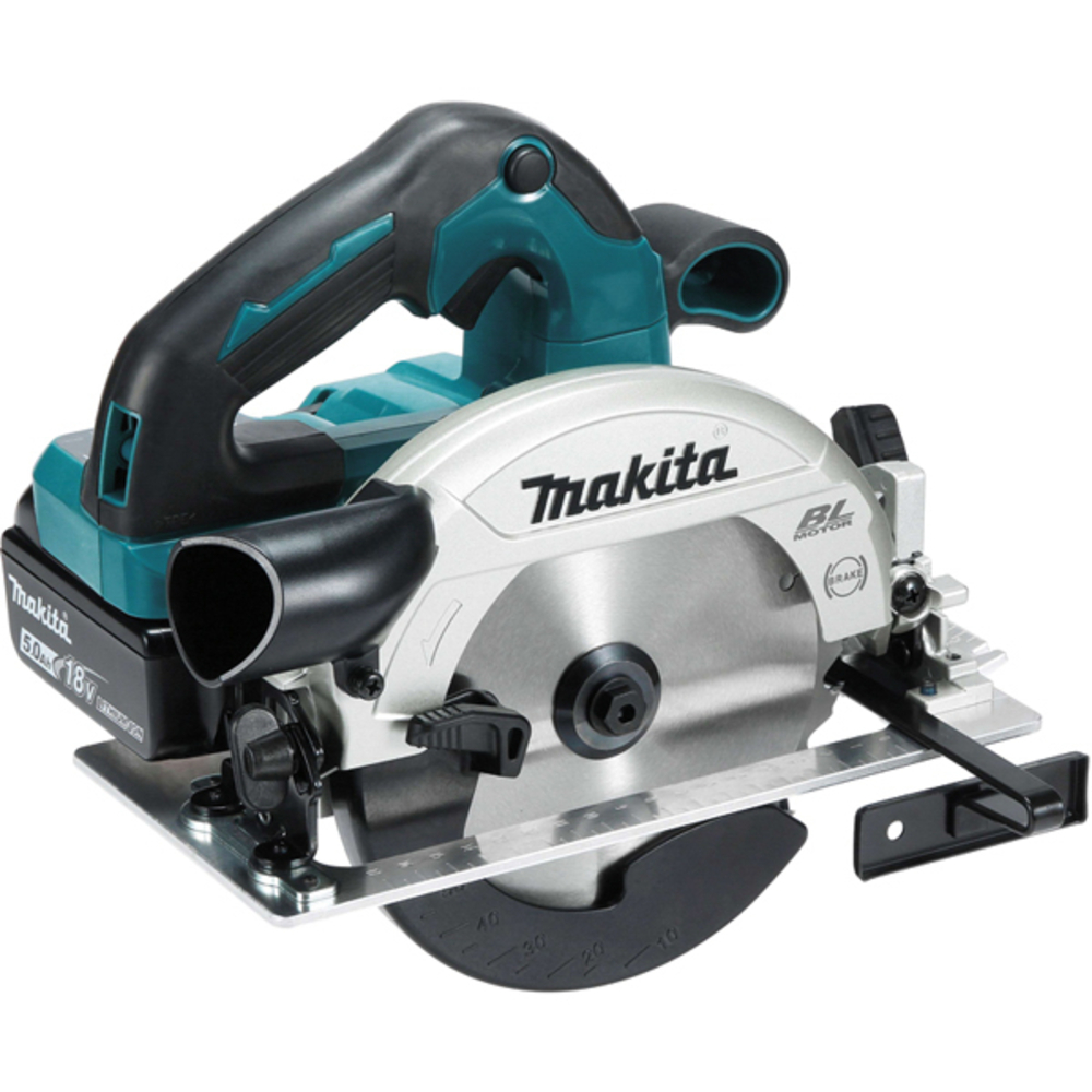 Scie circulaire 18 V Li-Ion 5 Ah Batterie 18 V LXT Diam. 165 mm - MAKITA - DHS661RTJU