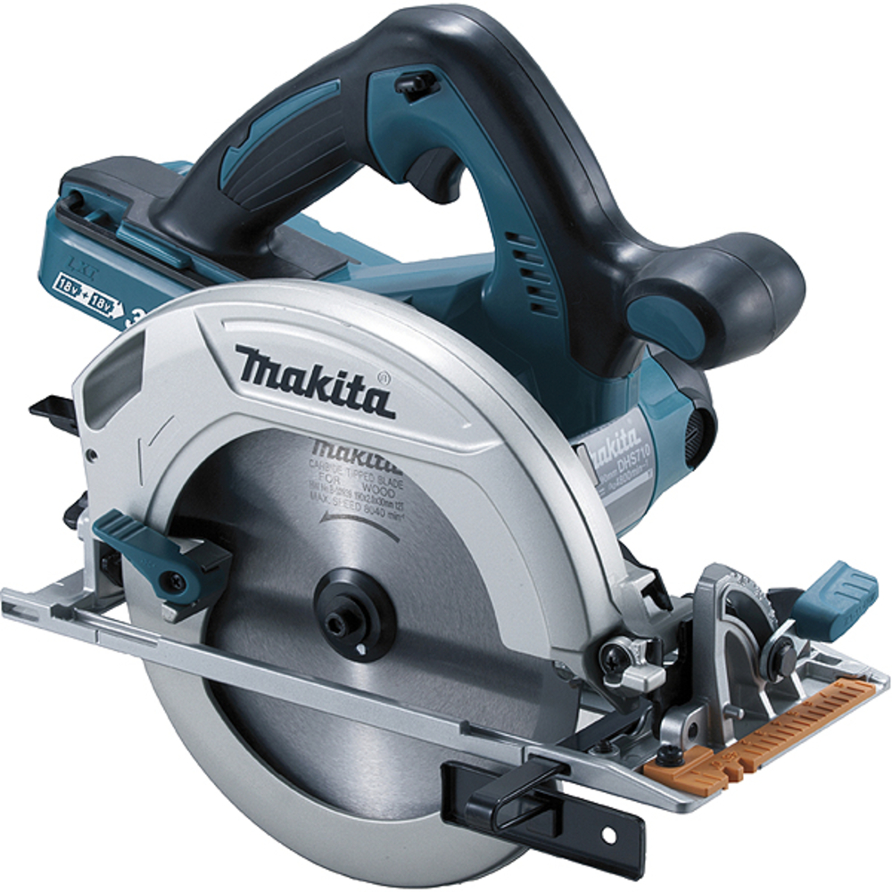 SCIE CIRCULAIRE 36 V - 2 X 18 V LI-ION D190 MM MACHINE SEULE LIVRÉE EN COFFRET MAKPAC - MAKITA - DHS710ZJ