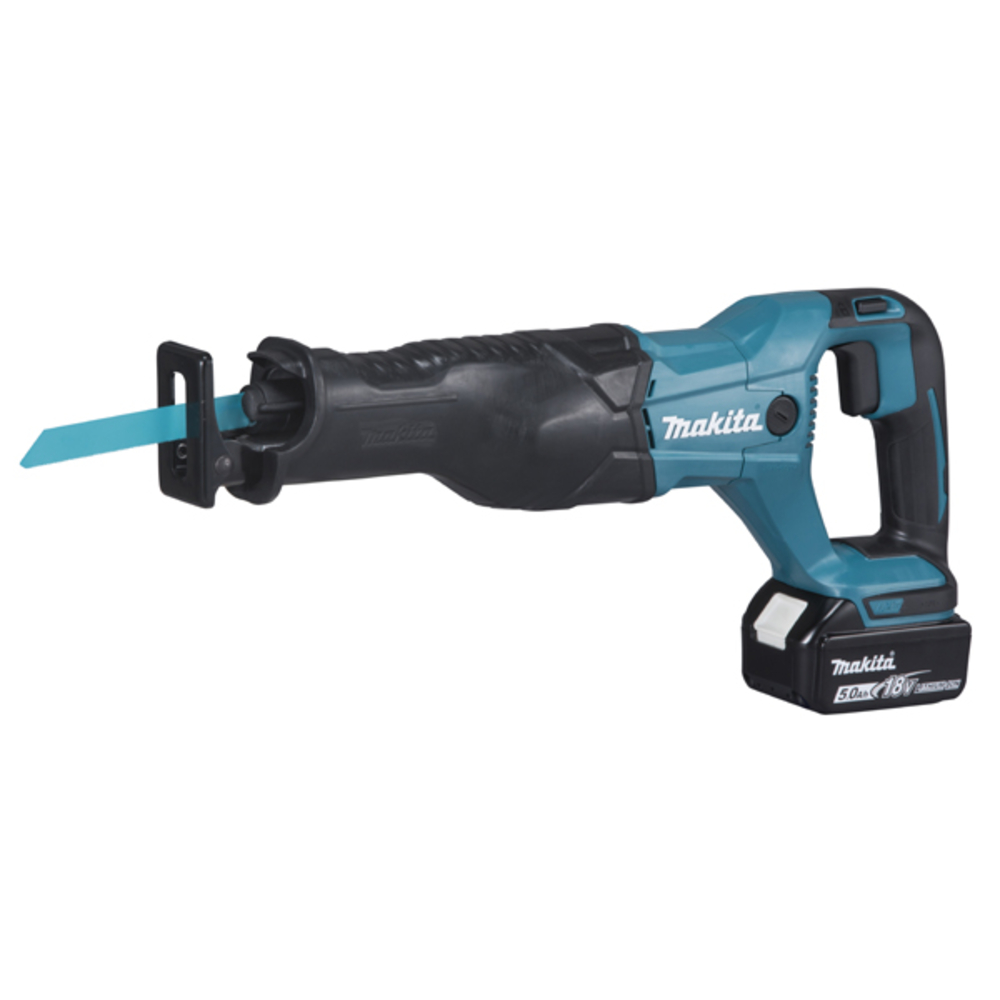 Scie récipro 18 V Li-Ion 5 Ah + 2 Batteries BL1850N + Chargeur + Coffret MAK PAC - MAKITA - DJR186RTE