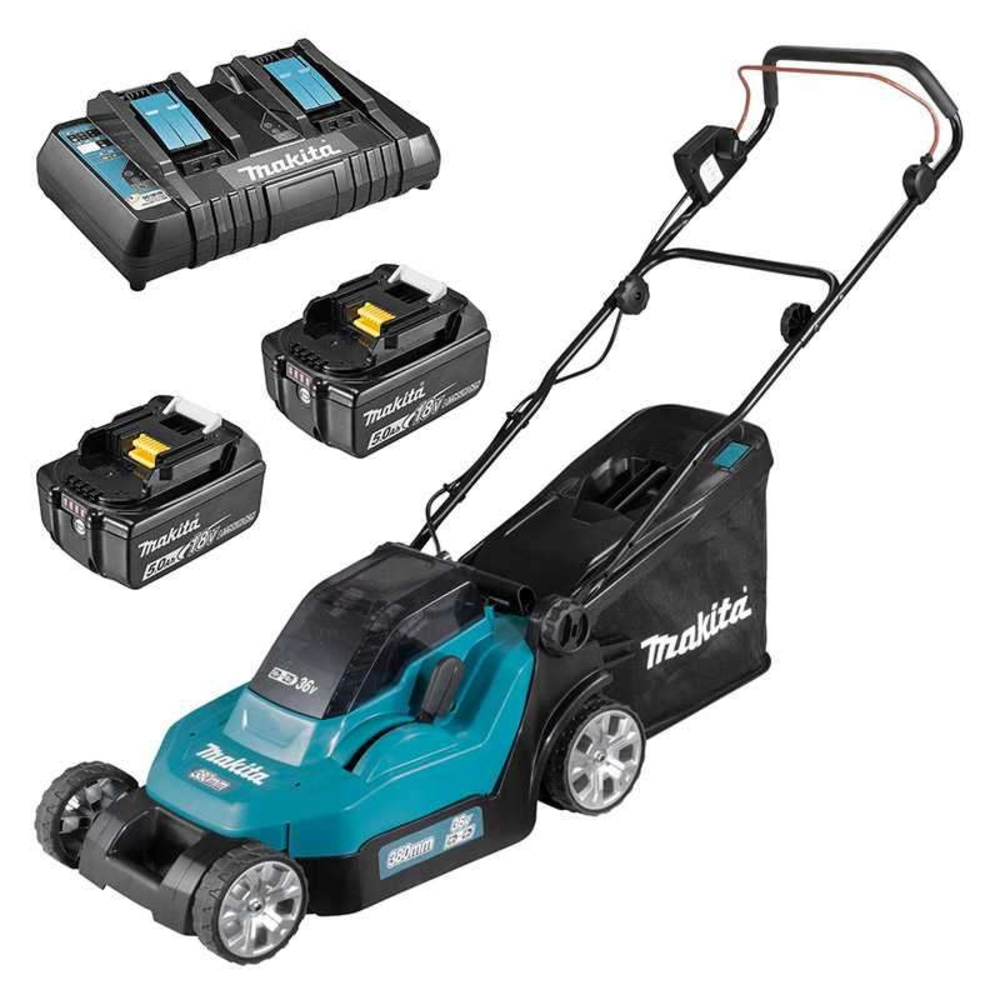 Tondeuse 36 V 2 x 18 V Li-Ion 2 batteries - MAKITA - DLM382PT2