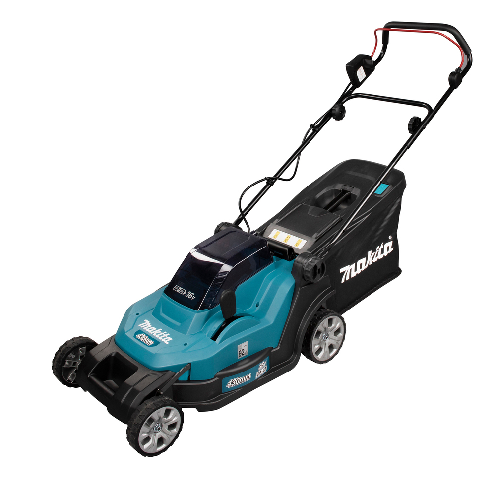 Tondeuse 500 m² de tonte 36 V = 2 x 18 V Li-Ion sans batterie - MAKITA - DLM432Z