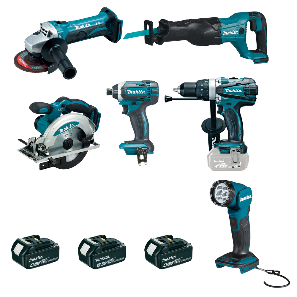 Ensemble de 6 machines 18 V Li-Ion - MAKITA - DLX6104MX1