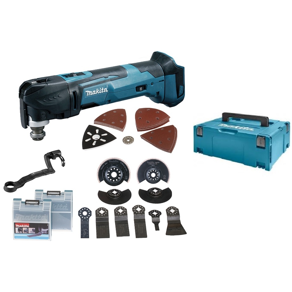 Découpeur-ponceur multifonctions LXT 18 V Li-ion kit accessoires Produit seul - MAKITA - DTM51ZJX3