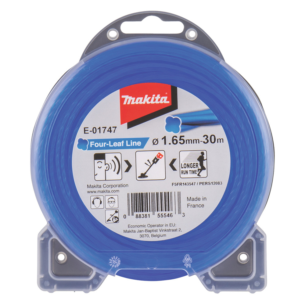 FIL NYLON TREFLE TORSADE 1.65-30M MAKITA - E01747