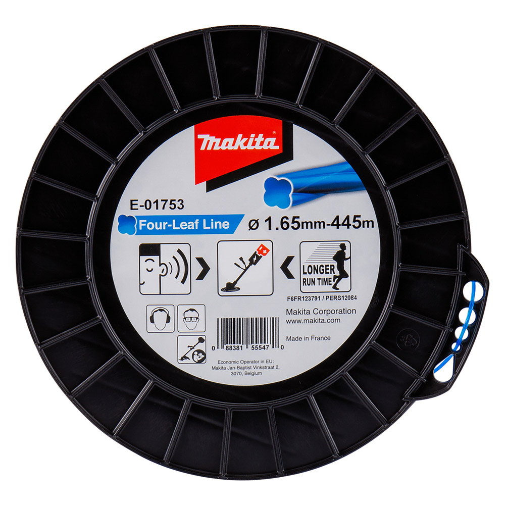 FIL NYLON TREFLE TORSADE 1.65-445M MAKITA - E01753