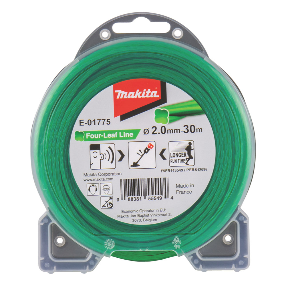 FIL NYLON TREFLE TORSADE 2-30M MAKITA - E01775