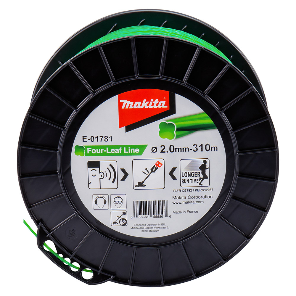 FIL NYLON TREFLE TORSADE 2-310M - MAKITA - E-01781