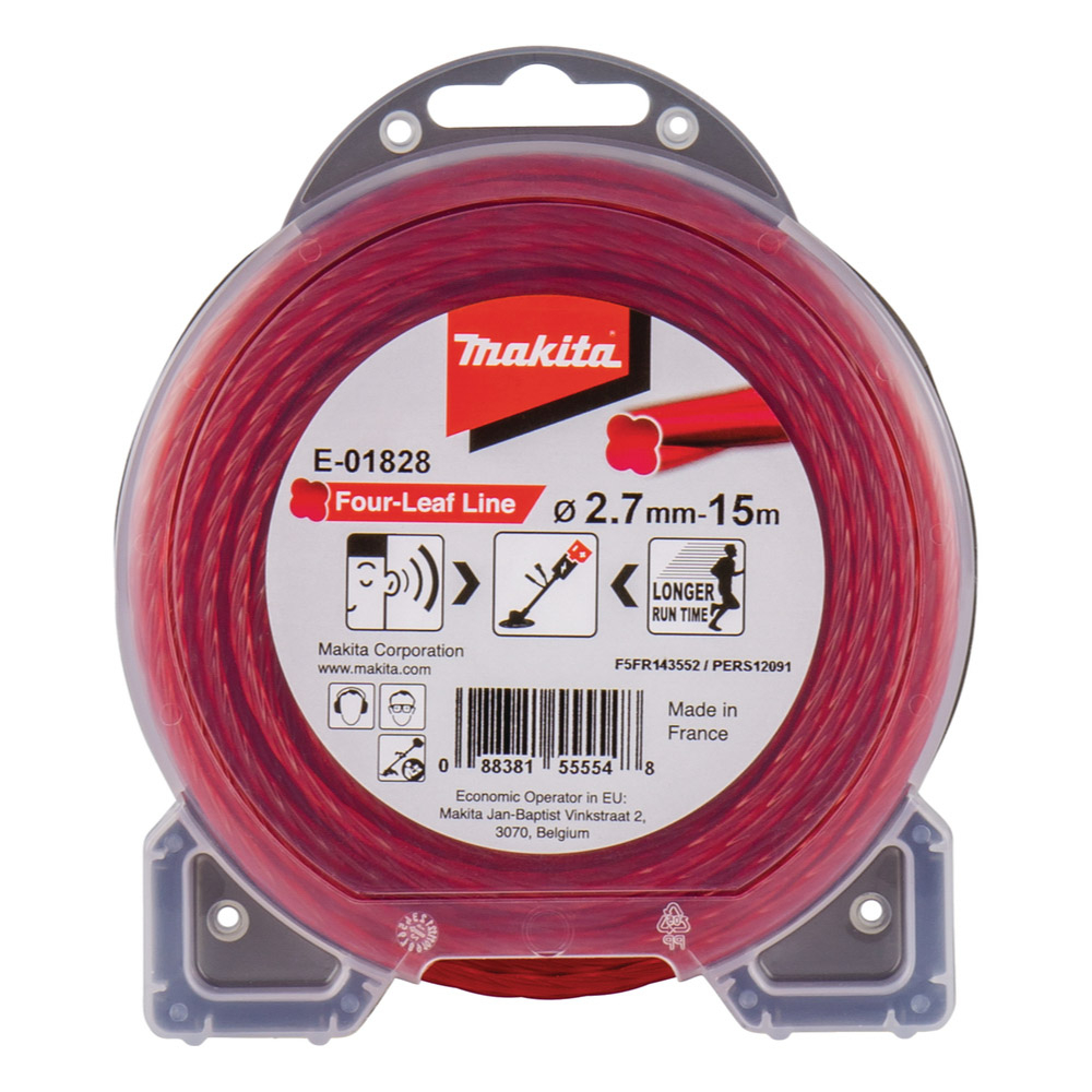 FIL NYLON TREFLE TORSADE 2.7-15M - MAKITA - E-01828