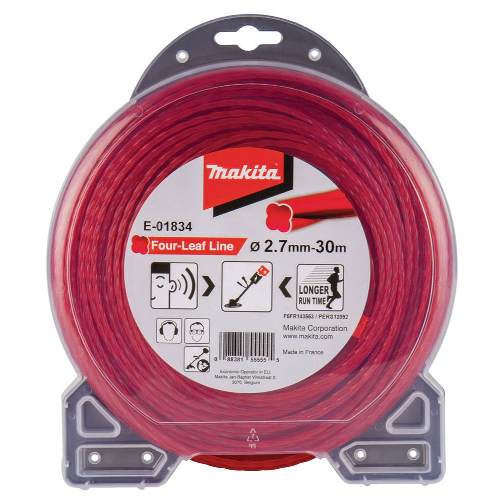 FIL NYLON TREFLE TORSADE 2.7-30M MAKITA - E01834