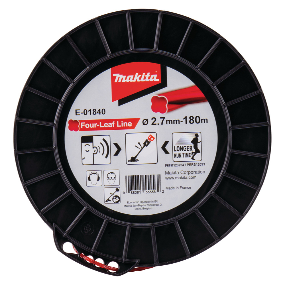 FIL NYLON TREFLE TORSADE 2.7-180M MAKITA - E01840