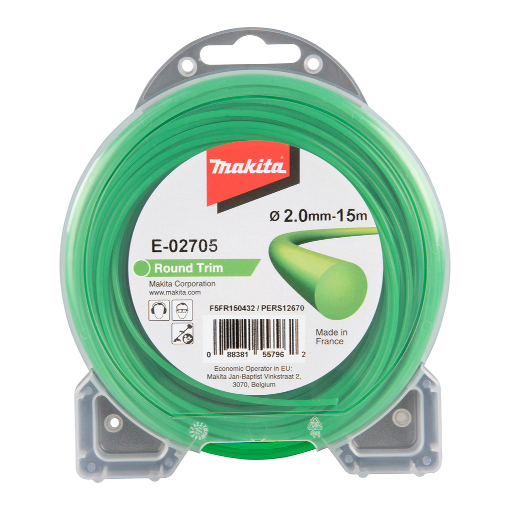FIL ROND ROUND TRIM 2MM x 15M - MAKITA - E-02705