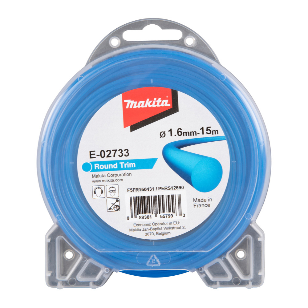 FIL ROND ROUND TRIM 1,6MM x 15M MAKITA - E02733