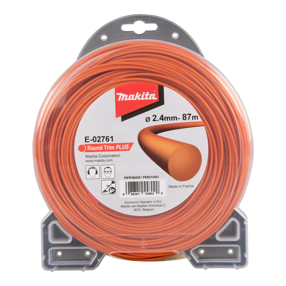 FIL ROND ROUND TRIM+ 2,4MM x 87M MAKITA - E02761